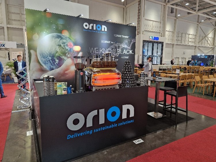 Orion booth at Tire Technology Expo 2023