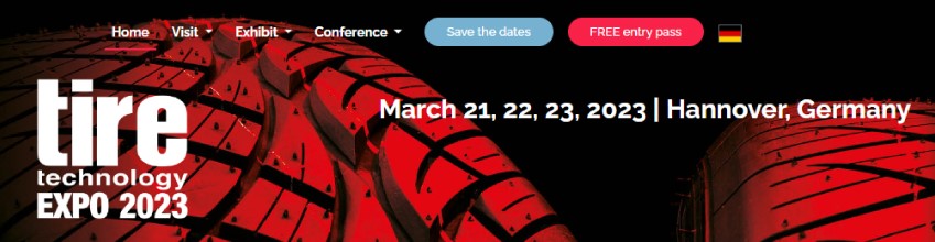 Tire Technology Expo 2023 – March 21, 22, 23 2023