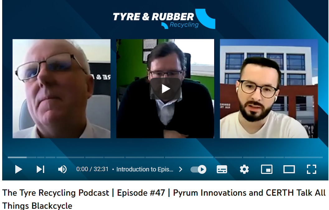 Discover the second BlackCycle podcast on Tyre and Rubber Recycling